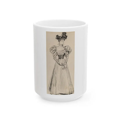 Gibson Girl - White Coffee Mug-15oz-Go Mug Yourself