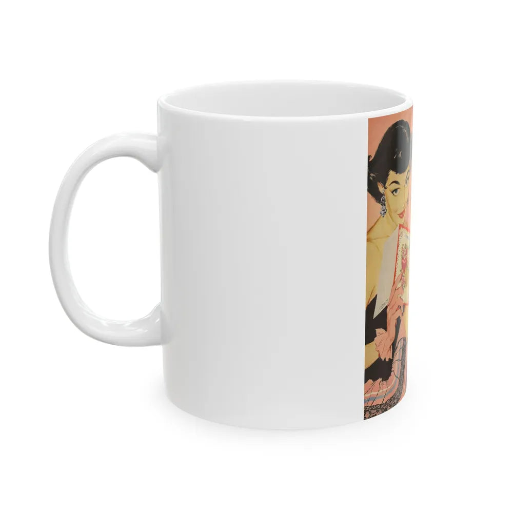 Gibson Valentines advertisement - White Coffee Mug-Go Mug Yourself