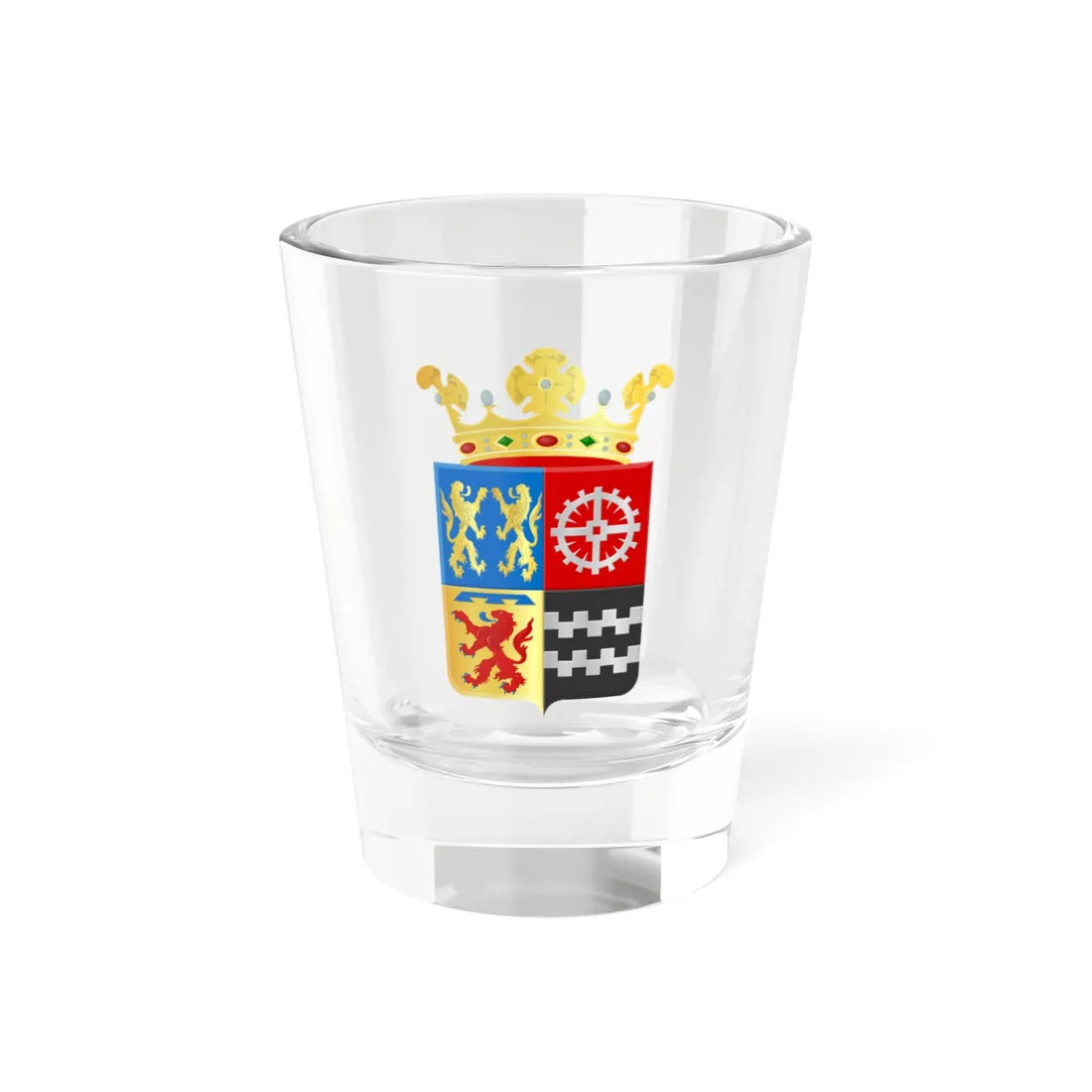 Giessenburg wapen (Netherlands) (Coat of Arms) Shot Glass 1.5oz 1.5oz - Go Mug Yourself