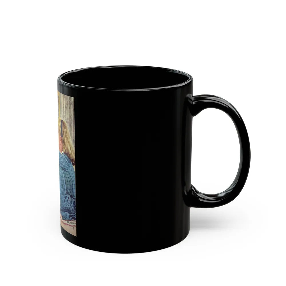 Gift Beyond Price, Redbook, January 1957 - Black Coffee Mug-Go Mug Yourself