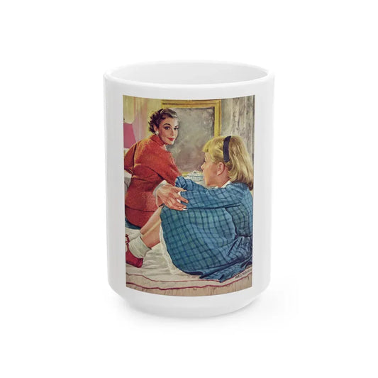 Gift Beyond Price, Redbook, January 1957 - White Coffee Mug 15oz - Go Mug Yourself