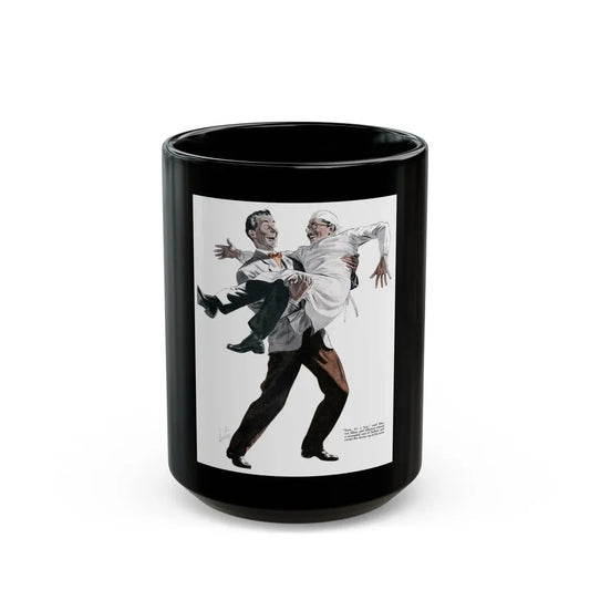 Gifts from Allerton, 1943 - Black Coffee Mug 15oz - Go Mug Yourself