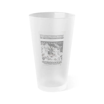 GIGANTIS THE FIRE MONSTER (2) 1959 Movie Poster - Frosted Pint Glass 16oz Default Title - Go Mug Yourself