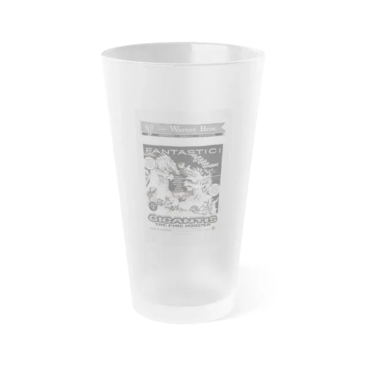 GIGANTIS THE FIRE MONSTER (2) 1959 Movie Poster - Frosted Pint Glass 16oz Default Title - Go Mug Yourself