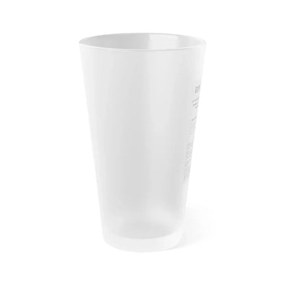 GIGANTIS THE FIRE MONSTER (PROMOTIONAL) 1959 Movie Poster - Frosted Pint Glass 16oz - Go Mug Yourself