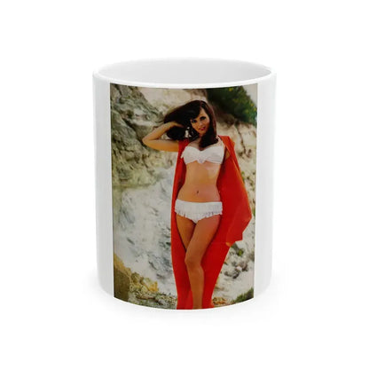 Gila Golan #01 (Vintage Female Icon) White Coffee Mug 11oz - Go Mug Yourself