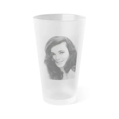 Gila Golan #02 (Vintage Female Icon) Frosted Pint Glass 16oz 16oz Frosted - Go Mug Yourself