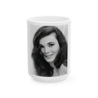 Gila Golan #02 (Vintage Female Icon) White Coffee Mug 15oz - Go Mug Yourself