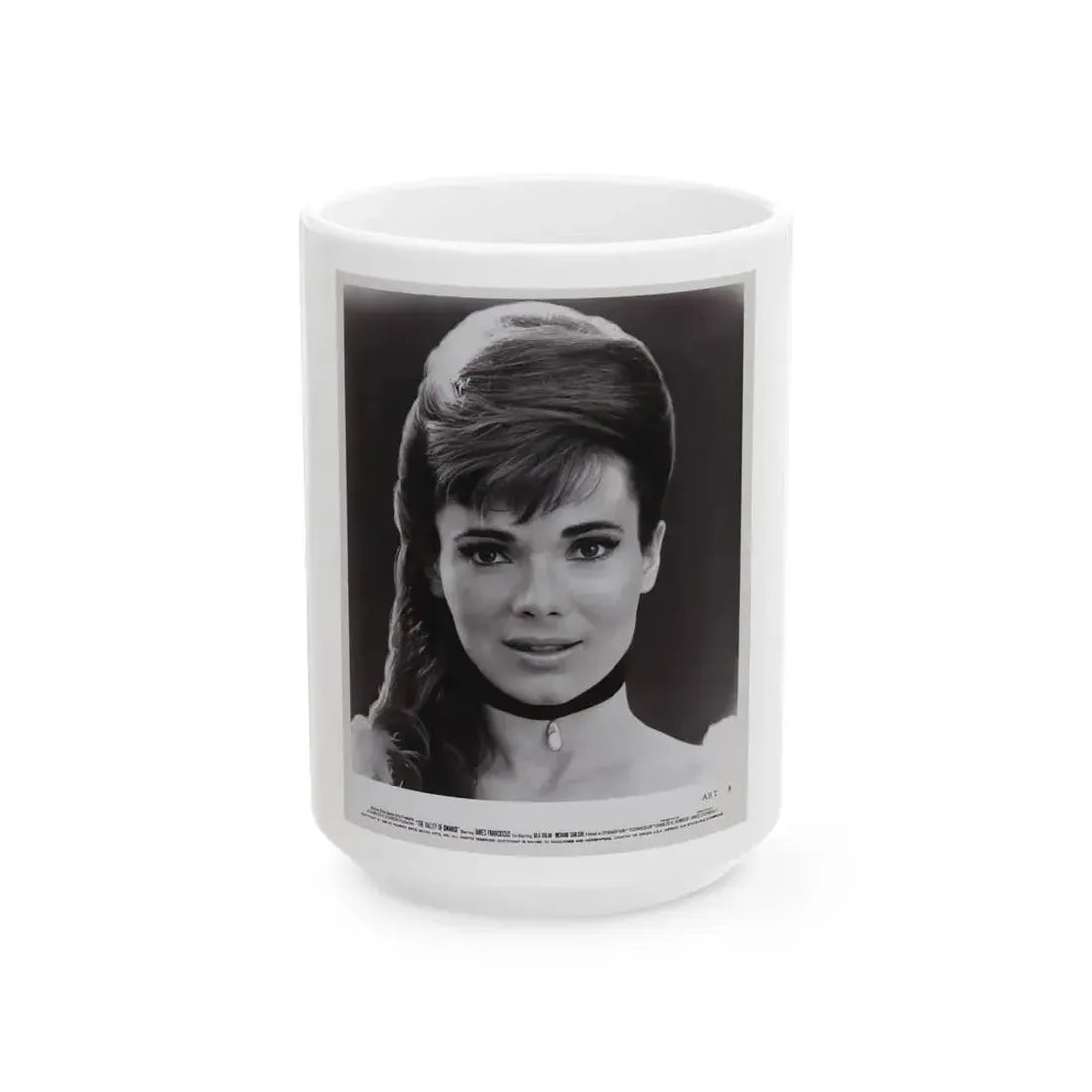 Gila Golan #04 (Vintage Female Icon) White Coffee Mug 15oz - Go Mug Yourself