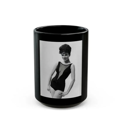Gila Golan #05 (Vintage Female Icon) Black Coffee Mug 15oz - Go Mug Yourself
