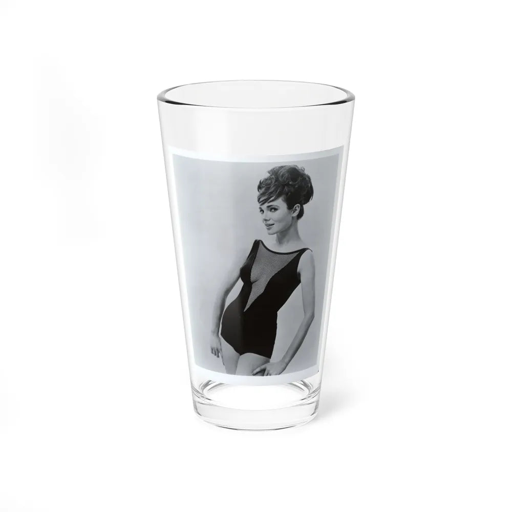 Gila Golan #06 - 8x10 B&W Upper Body Cheesecake Photo from Mid 60's (Vintage Female Icon) Pint Glass 16oz-16oz-Go Mug Yourself