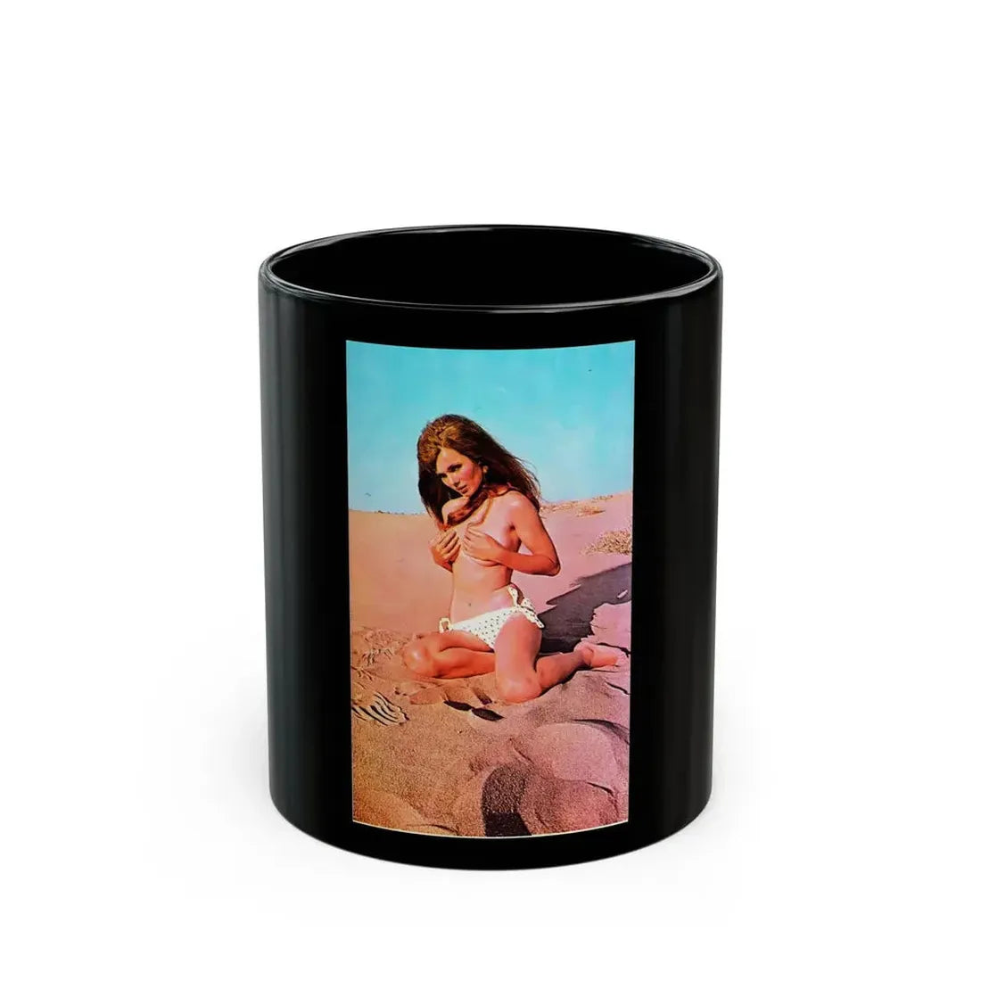 Gila Golan #103 (Vintage Female Icon) Black Coffee Mug 11oz - Go Mug Yourself