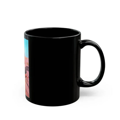 Gila Golan #103 (Vintage Female Icon) Black Coffee Mug - Go Mug Yourself