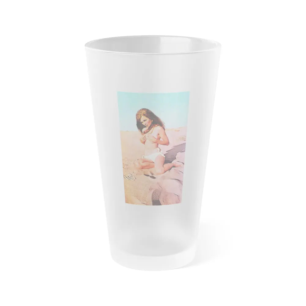 Gila Golan #103 (Vintage Female Icon) Frosted Pint Glass 16oz-16oz-Frosted-Go Mug Yourself