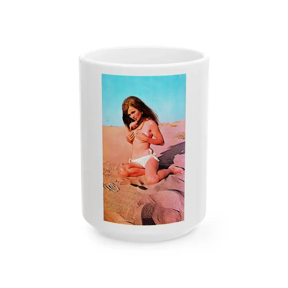 Gila Golan #103 (Vintage Female Icon) White Coffee Mug 15oz - Go Mug Yourself