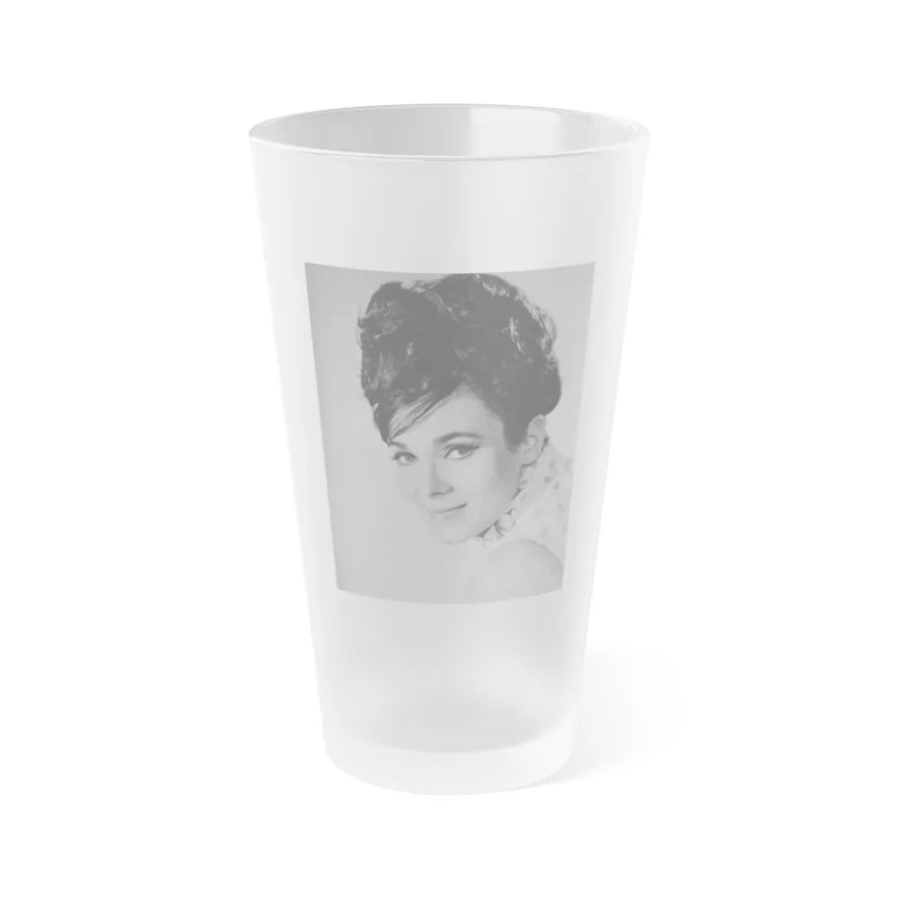 Gila Golan #107 (Vintage Female Icon) Frosted Pint Glass 16oz-16oz-Frosted-Go Mug Yourself