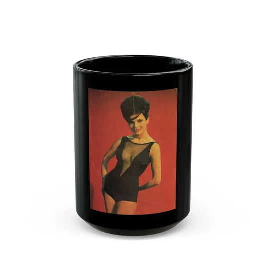 Gila Golan #109 (Vintage Female Icon) Black Coffee Mug 15oz - Go Mug Yourself
