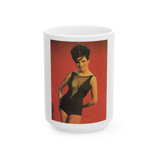 Gila Golan #109 (Vintage Female Icon) White Coffee Mug-15oz-Go Mug Yourself