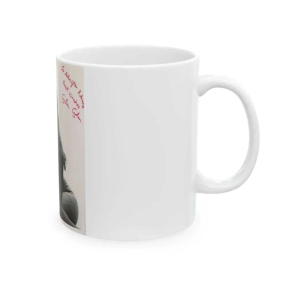 Gila Golan #11 (Vintage Female Icon) White Coffee Mug - Go Mug Yourself