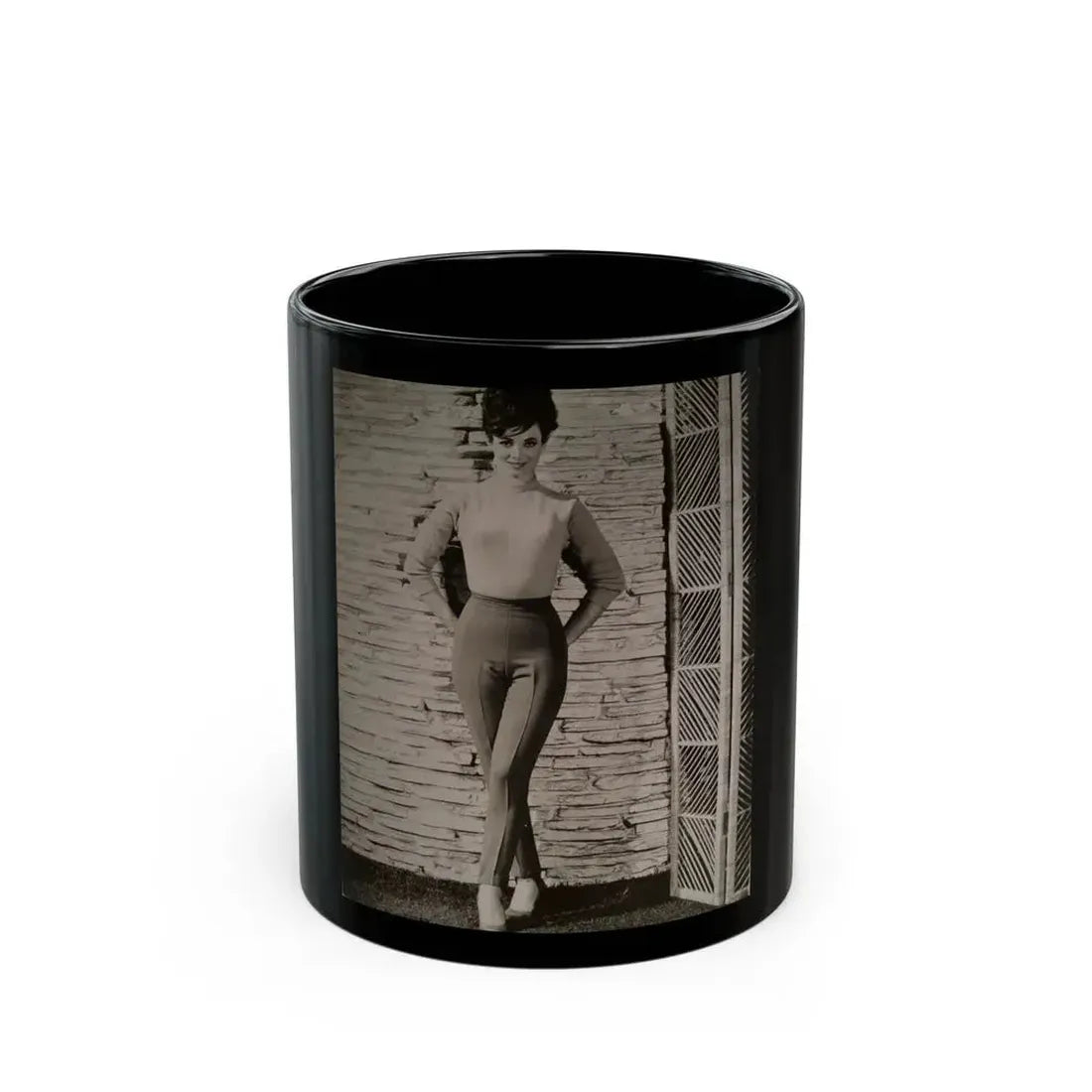 Gila Golan #110 (Vintage Female Icon) Black Coffee Mug 11oz - Go Mug Yourself