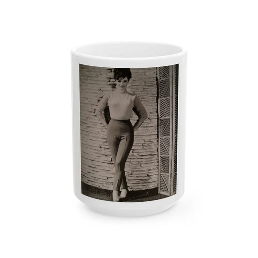 Gila Golan #110 (Vintage Female Icon) White Coffee Mug-15oz-Go Mug Yourself