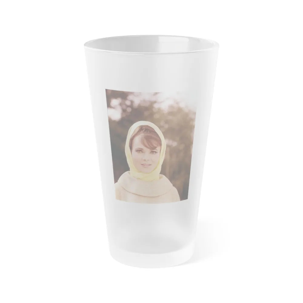 Gila Golan #118 (Vintage Female Icon) Frosted Pint Glass 16oz-16oz-Frosted-Go Mug Yourself