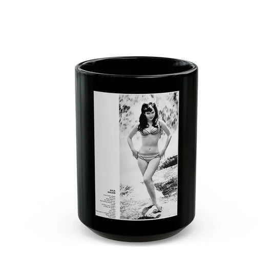 Gila Golan #119 (Vintage Female Icon) Black Coffee Mug 15oz - Go Mug Yourself