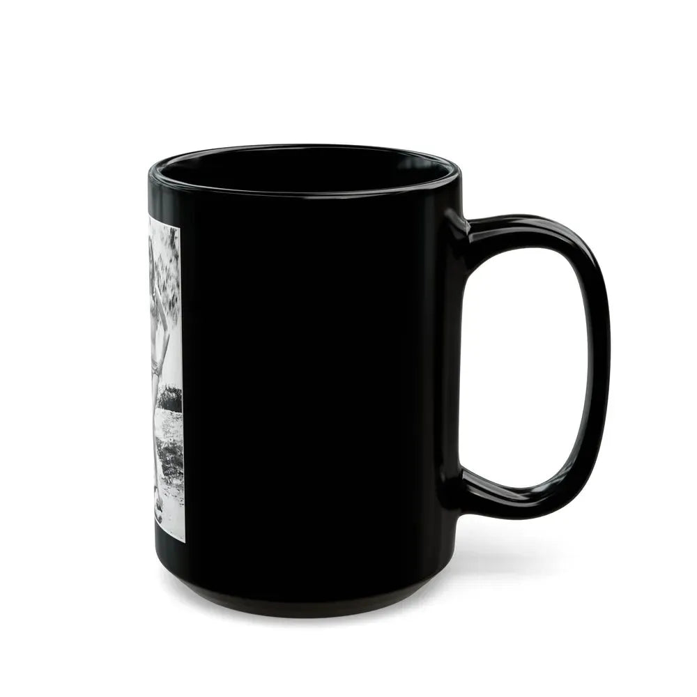 Gila Golan #119 (Vintage Female Icon) Black Coffee Mug - Go Mug Yourself