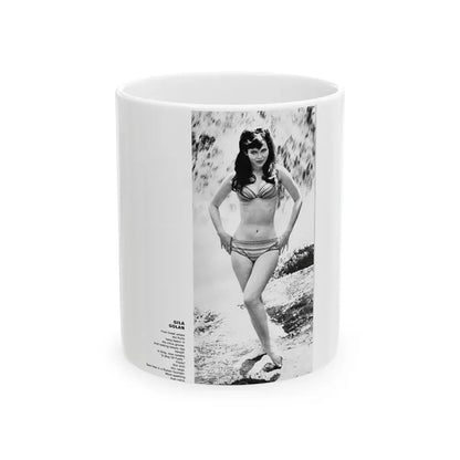 Gila Golan #119 (Vintage Female Icon) White Coffee Mug 11oz - Go Mug Yourself