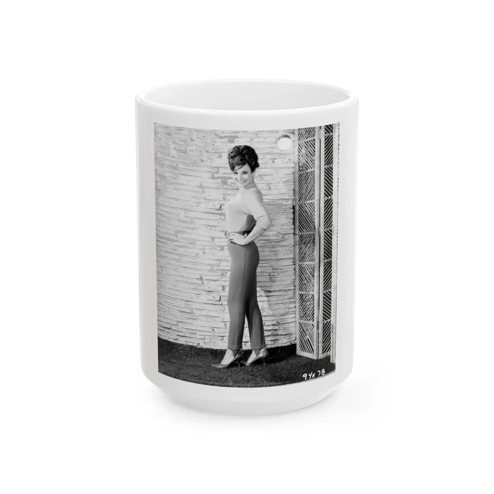 Gila Golan #122 (Vintage Female Icon) White Coffee Mug-15oz-Go Mug Yourself