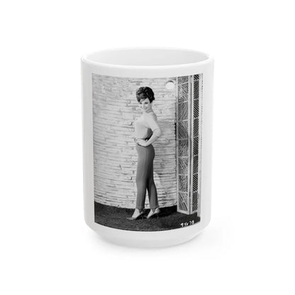 Gila Golan #122 (Vintage Female Icon) White Coffee Mug-15oz-Go Mug Yourself