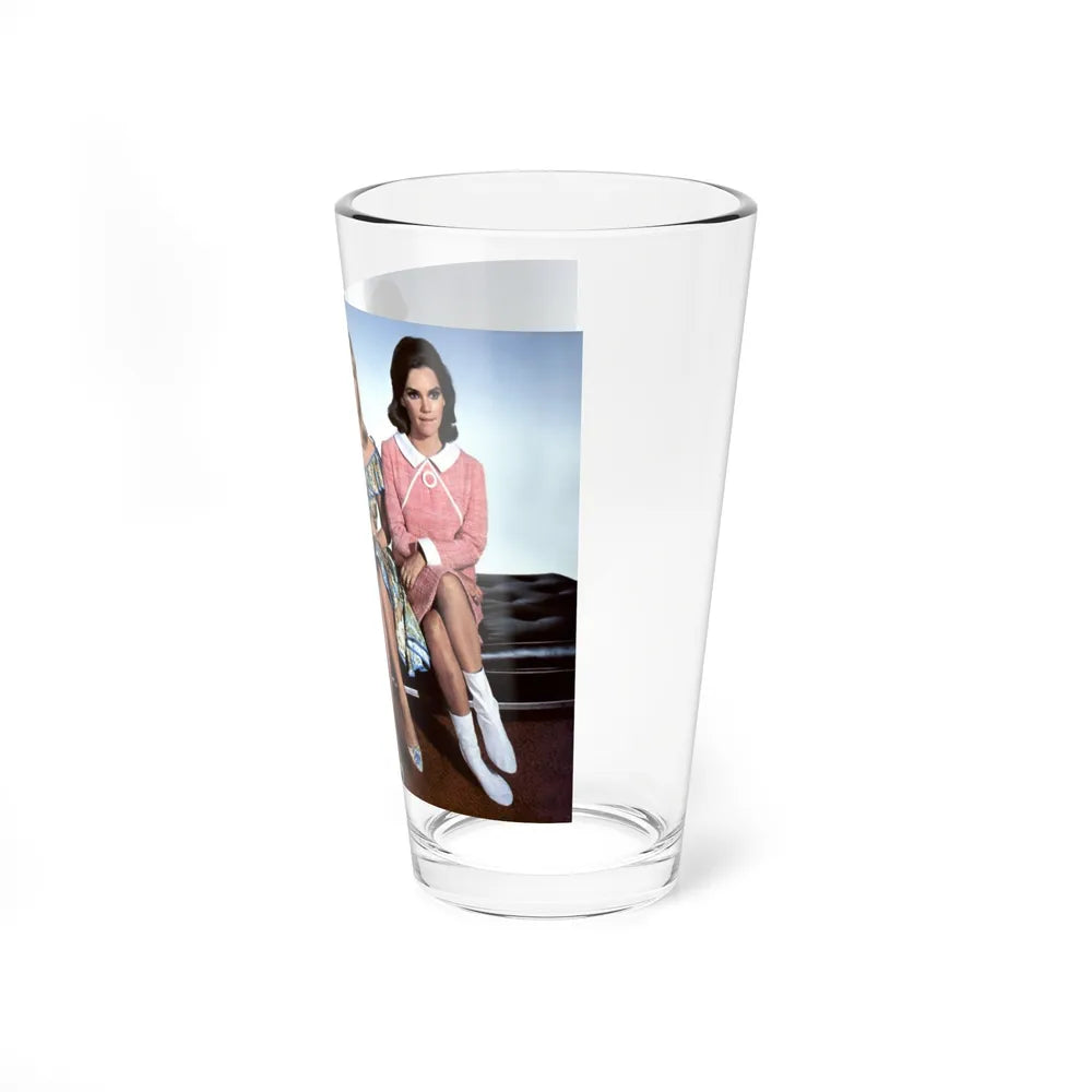 Gila Golan #123 - Gila with Leslie Parrish & 1 other Three On A Couch '66 Promo Photo (Vintage Female Icon) Pint Glass 16oz-Go Mug Yourself