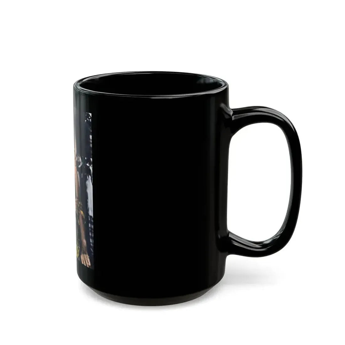 Gila Golan #124 (Vintage Female Icon) Black Coffee Mug - Go Mug Yourself