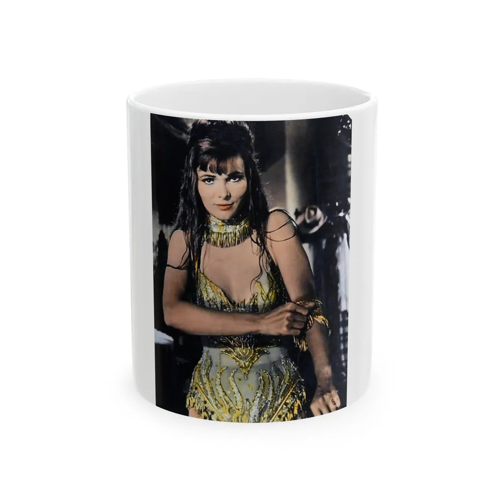 Gila Golan #124 (Vintage Female Icon) White Coffee Mug-11oz-Go Mug Yourself