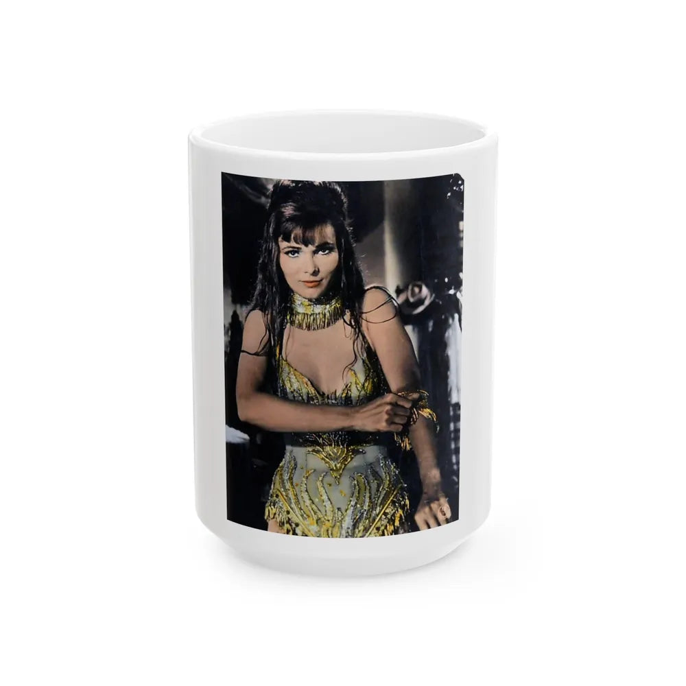 Gila Golan #124 (Vintage Female Icon) White Coffee Mug-15oz-Go Mug Yourself