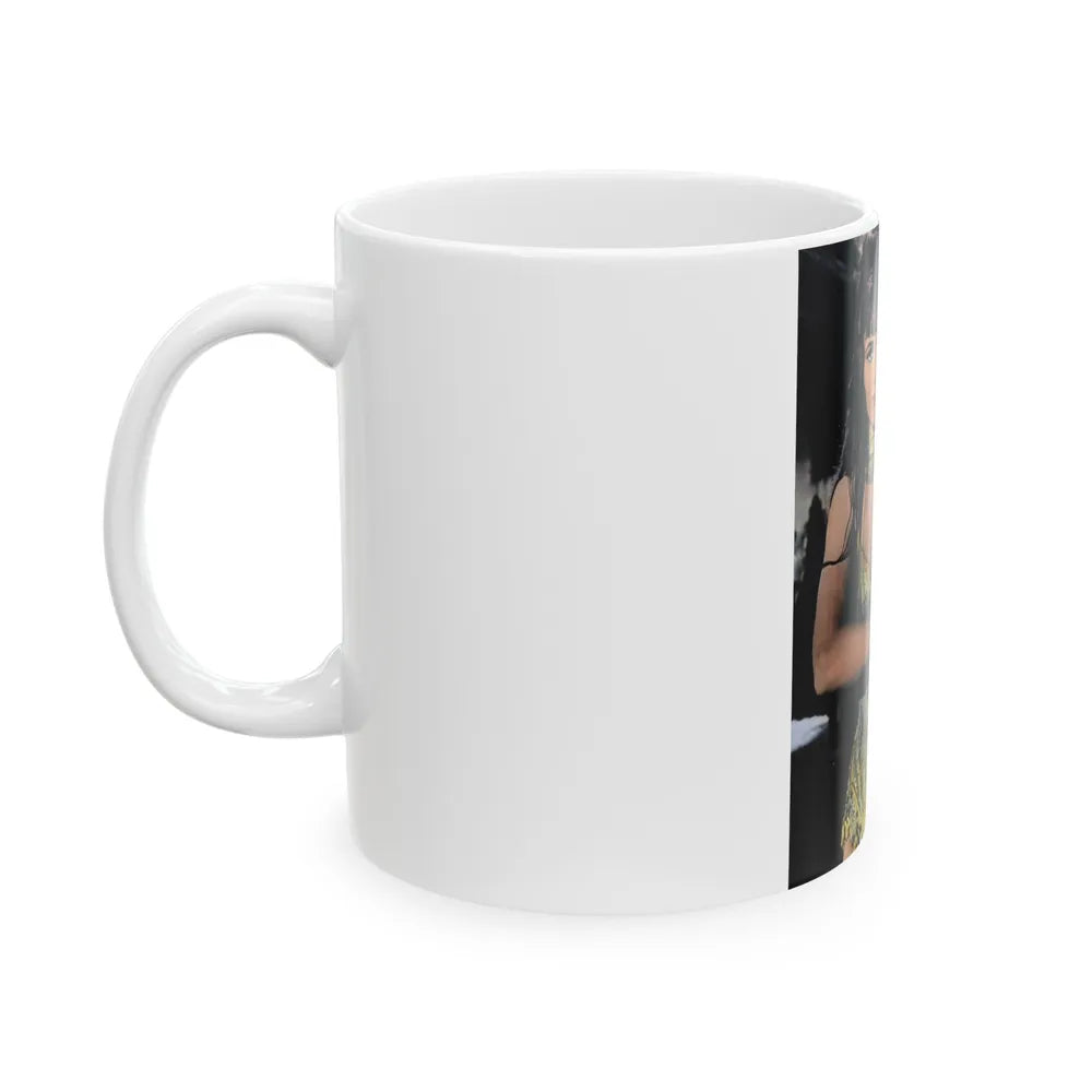 Gila Golan #124 (Vintage Female Icon) White Coffee Mug-Go Mug Yourself