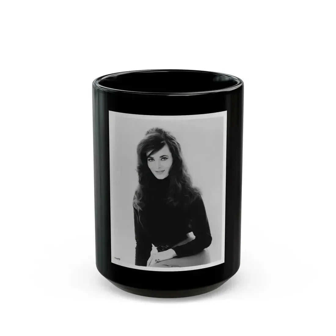 Gila Golan #126 (Vintage Female Icon) Black Coffee Mug 15oz - Go Mug Yourself