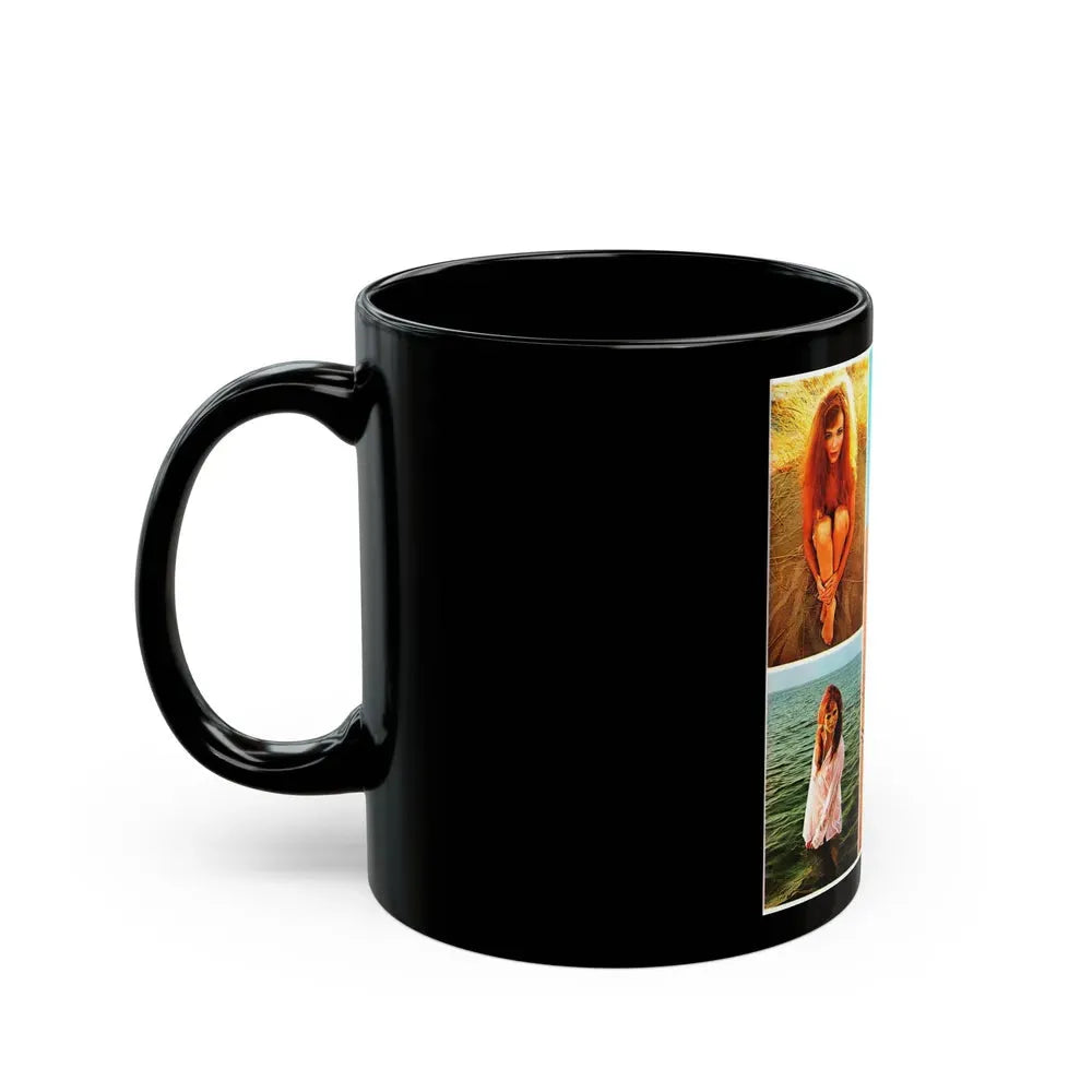 Gila Golan #127 (Vintage Female Icon) Black Coffee Mug - Go Mug Yourself