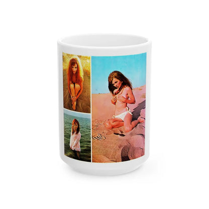 Gila Golan #127 (Vintage Female Icon) White Coffee Mug-15oz-Go Mug Yourself