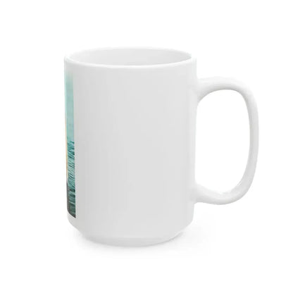 Gila Golan #128 - See through white wet top (Vintage Female Icon) White Coffee Mug - Go Mug Yourself