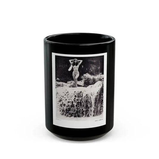 Gila Golan #129 (Vintage Female Icon) Black Coffee Mug 15oz - Go Mug Yourself