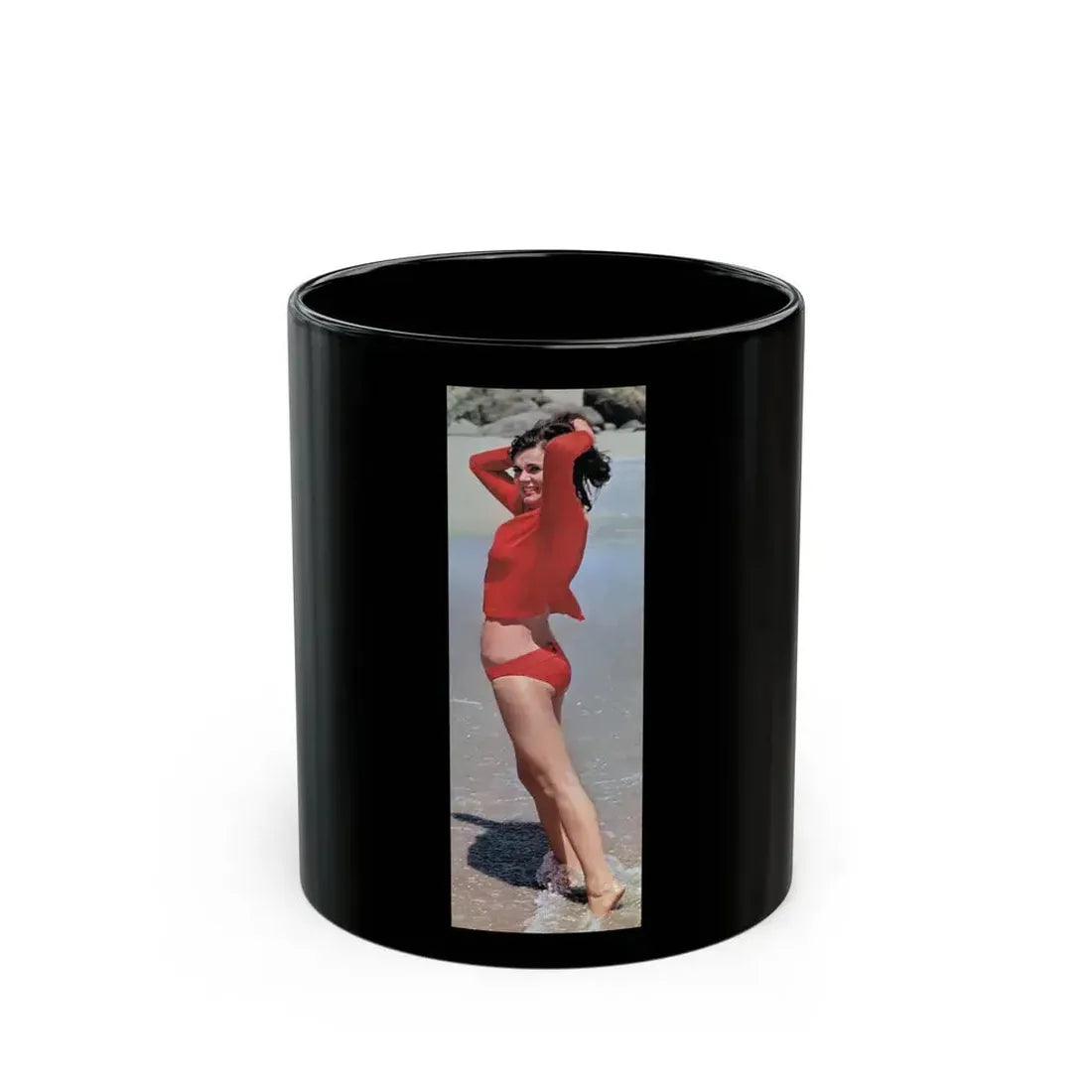 Gila Golan #130 (Vintage Female Icon) Black Coffee Mug 11oz - Go Mug Yourself
