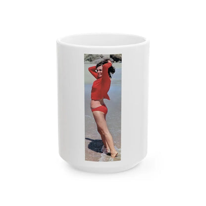 Gila Golan #130 (Vintage Female Icon) White Coffee Mug-15oz-Go Mug Yourself