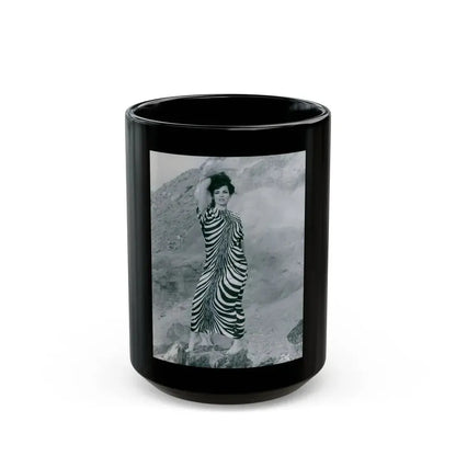 Gila Golan #133 (Vintage Female Icon) Black Coffee Mug 15oz - Go Mug Yourself