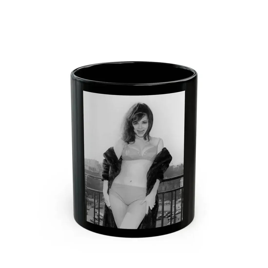 Gila Golan #136 (Vintage Female Icon) Black Coffee Mug 11oz - Go Mug Yourself