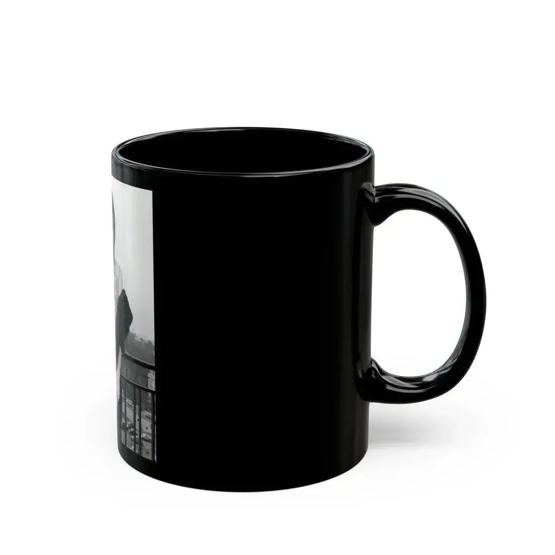 Gila Golan #136 (Vintage Female Icon) Black Coffee Mug - Go Mug Yourself