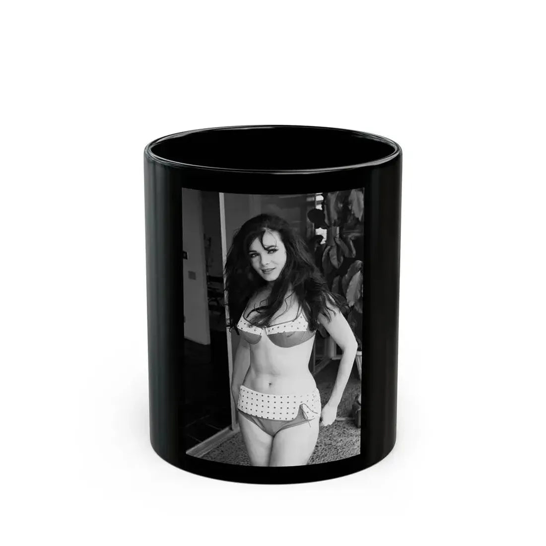 Gila Golan #137 (Vintage Female Icon) Black Coffee Mug 11oz - Go Mug Yourself