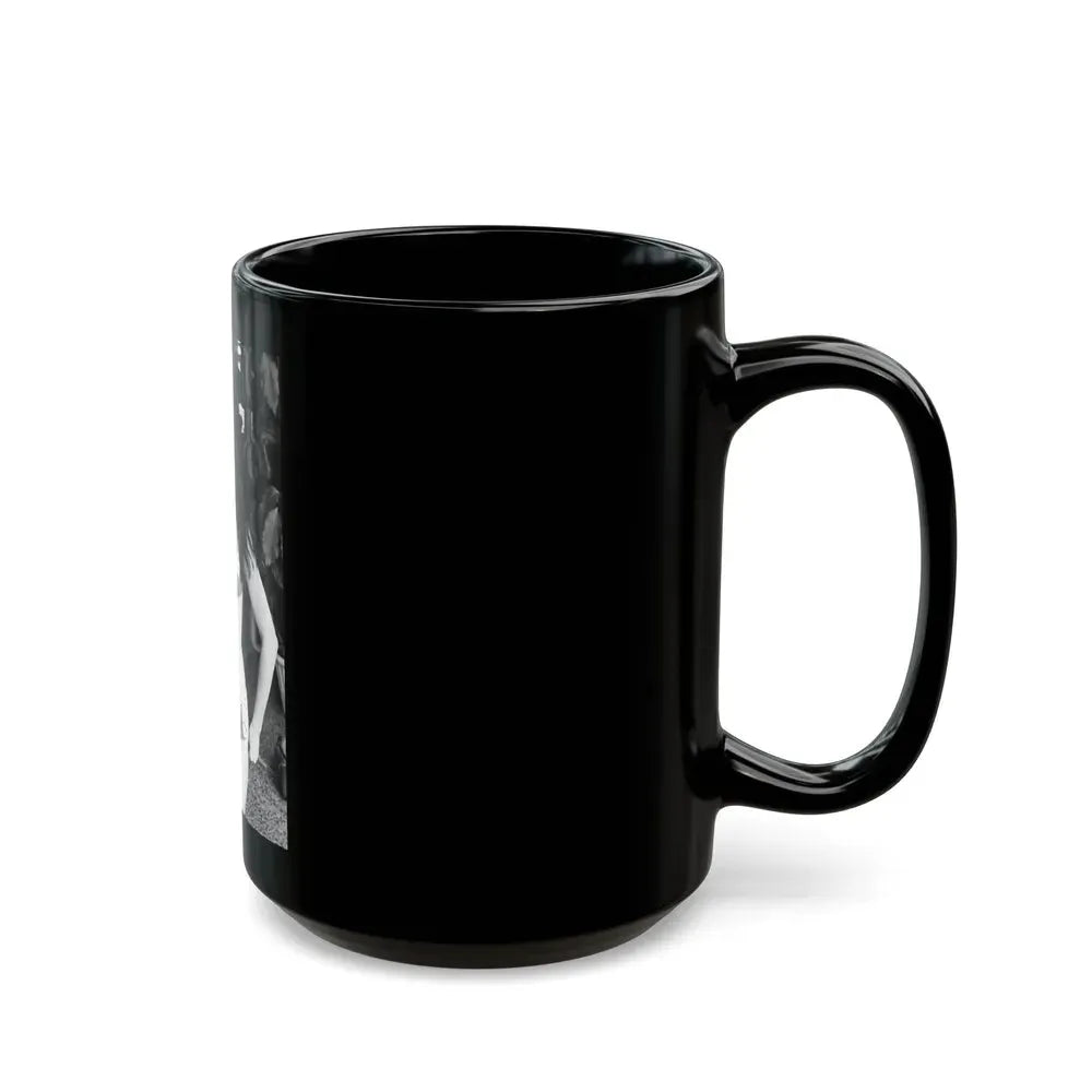 Gila Golan #137 (Vintage Female Icon) Black Coffee Mug - Go Mug Yourself