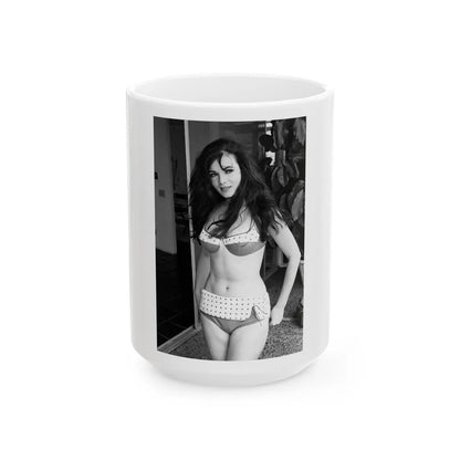 Gila Golan #137 (Vintage Female Icon) White Coffee Mug-15oz-Go Mug Yourself