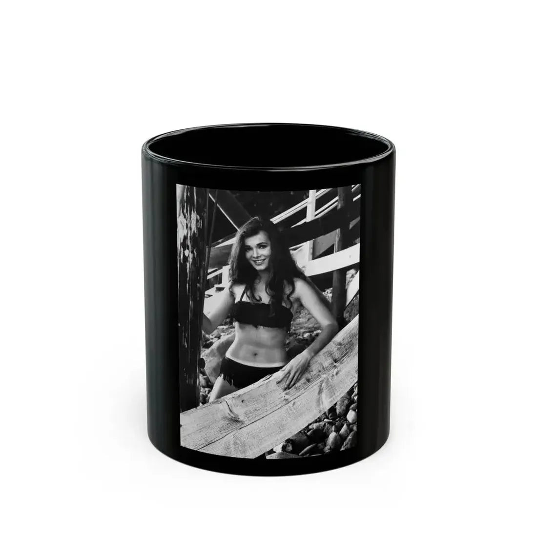 Gila Golan #138 (Vintage Female Icon) Black Coffee Mug 11oz - Go Mug Yourself